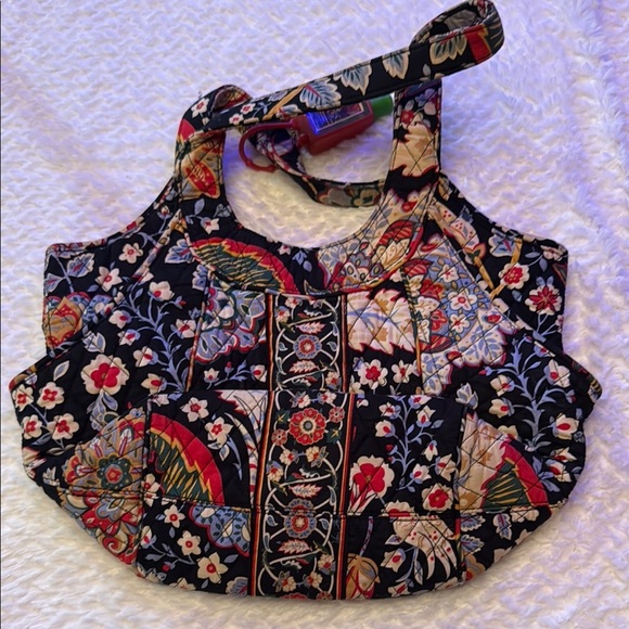 Vera Bradley Handbags - Vera Bradley Black and Red Paisley Shoulder Bag